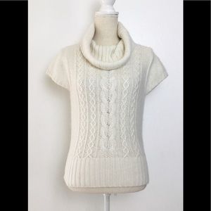 bebe Knit Cowl Neck Sweater Top